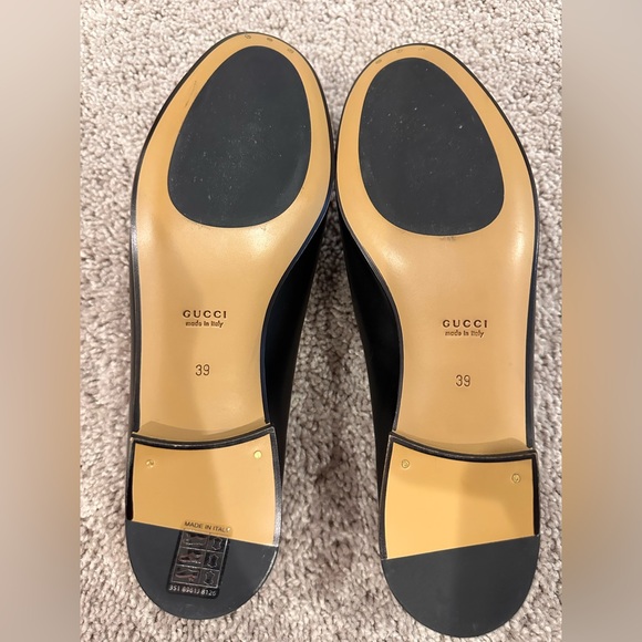Gucci Black Leather Horsebit Loafers - Picture 3 of 9